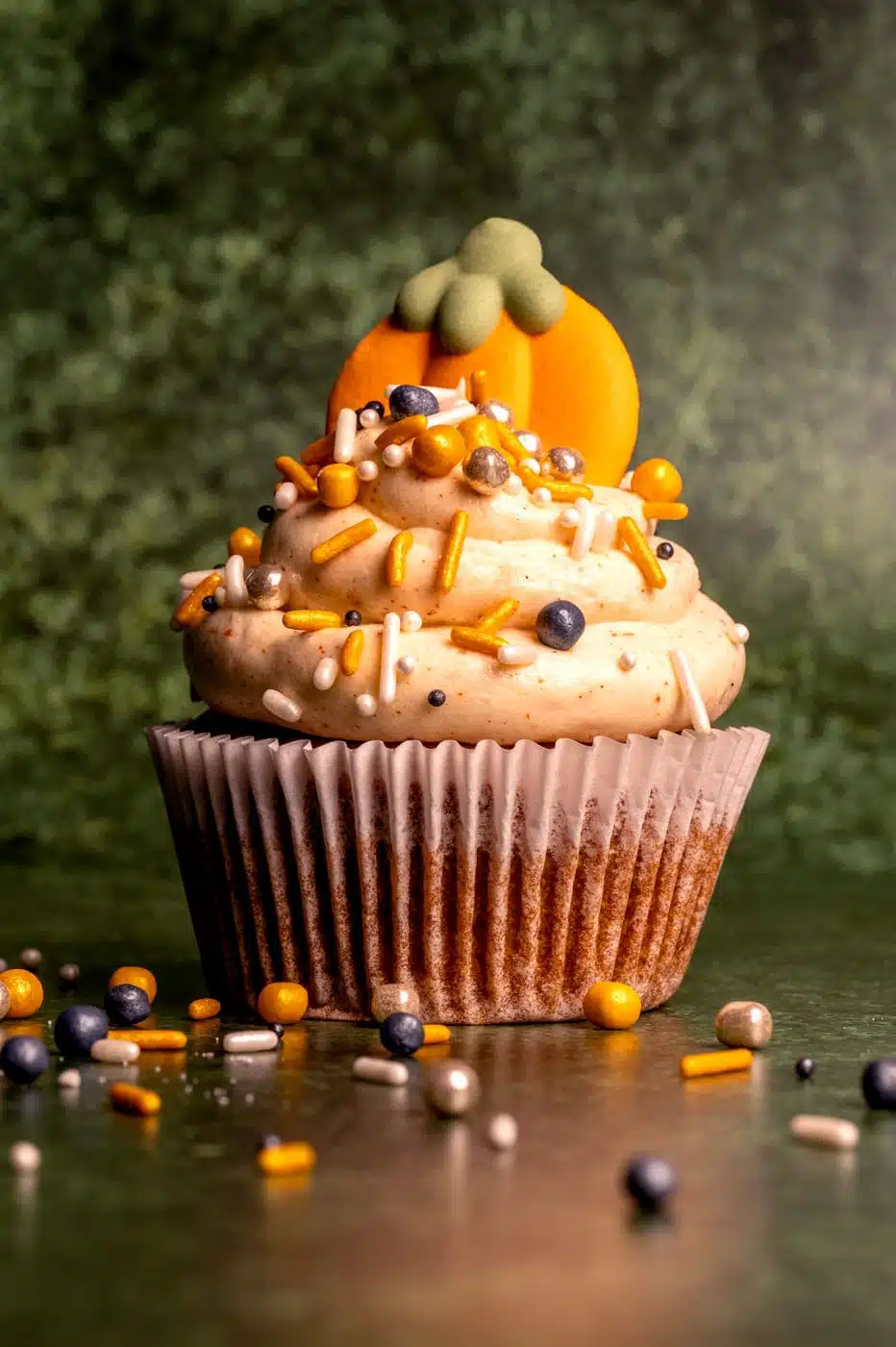 Pumpkin Cupcakes with Brown Butter Cream Cheese Frosting